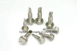 Self Tapping Drilling Screw Hex Head Washer Screw Zinc Plated