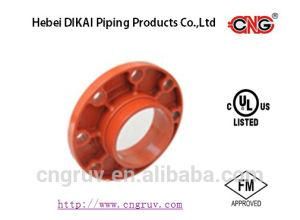 FM UL Ductile Iron Grooved Fittings Flange Adapter