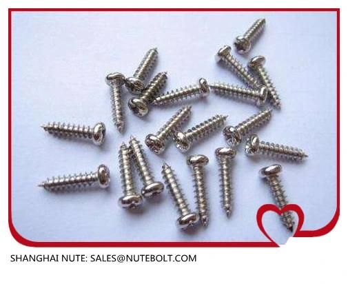 Self Tapping Screw Stainless Steel 304 316 DIN7981 DIN7982, Machine Screws, Self Drilling Screws