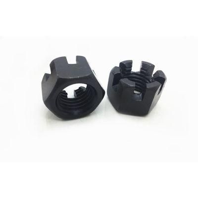 Factory in Stock Hexagon Slotted Nuts DIN 935 Castle Nuts M8-M100 Concrete Anchor Ss Bolts and Nuts Set