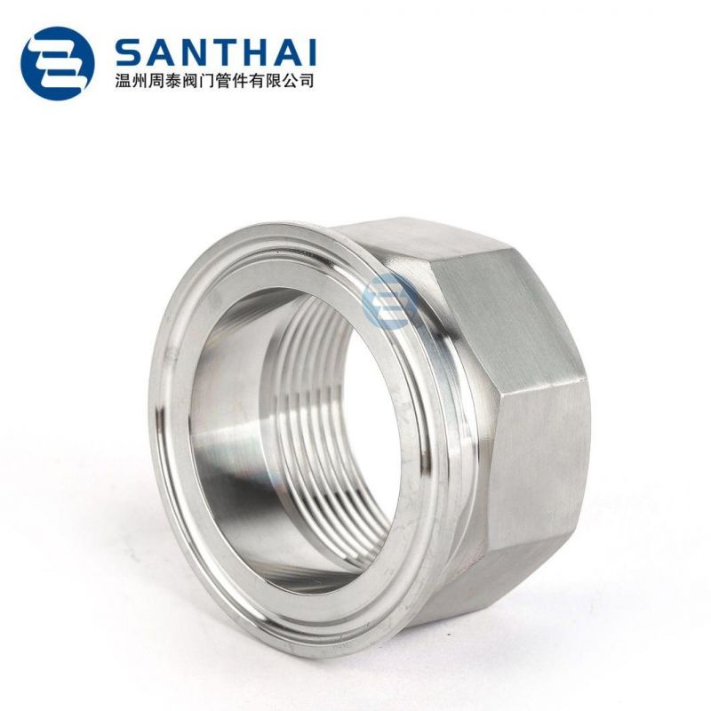 SS304 SS316L Sanitary Stainless Steel Nut Male Female Coupling Non-Standard Nut Customized Screw NPT Bsp SMS DIN