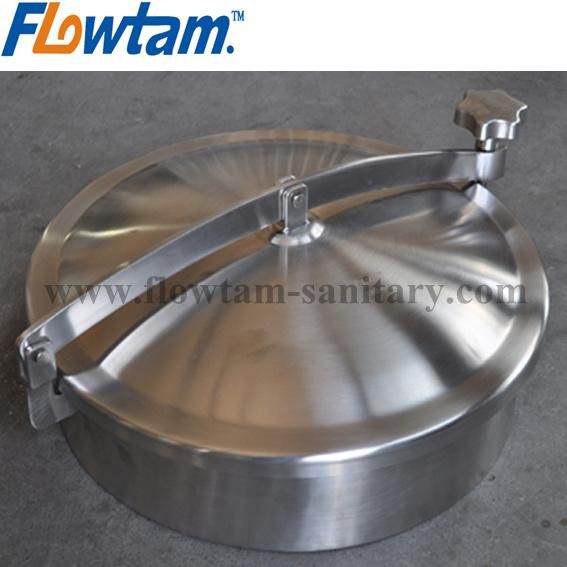 Sanitation Inox Tank Manhole Cover Door Manway with Flange Sight Glass
