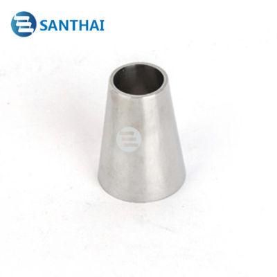 Santhai Brand Sanitary Stainless Steel SS304/SS316L Weld Eccentric Reducer