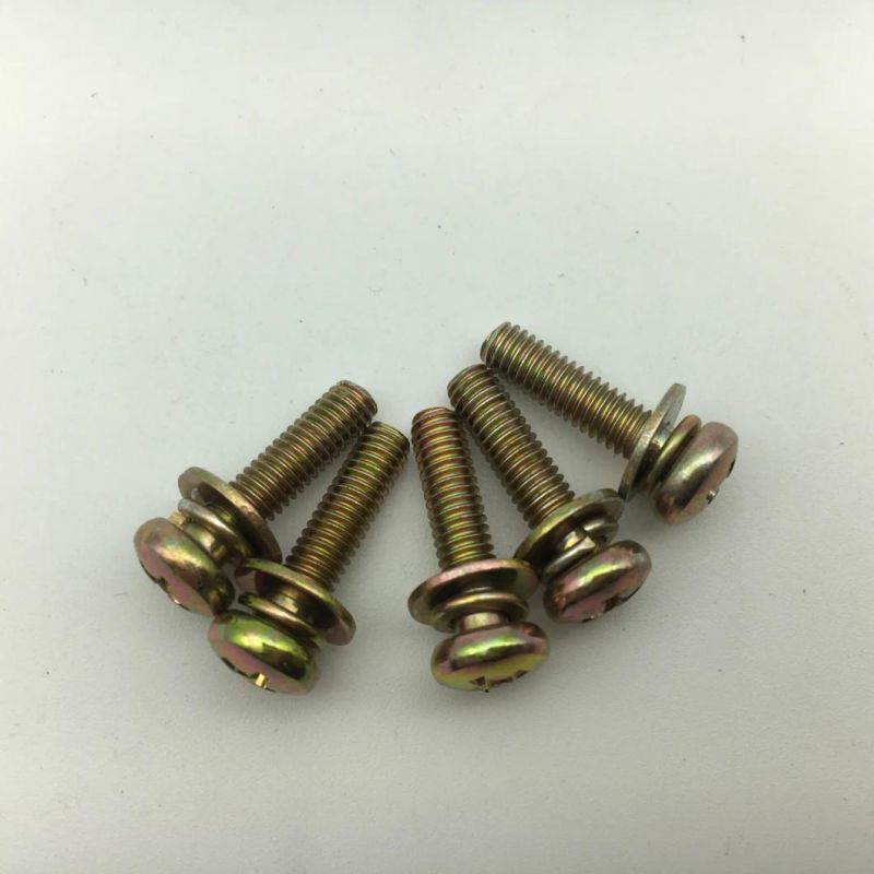 Sems Screw Round Head Phillip Screw Assemble Washer