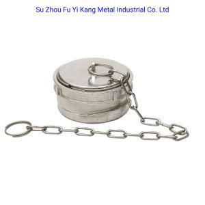 SS316 Precision Casting Cap Guillemin Coupling with Latch and Ss Chain