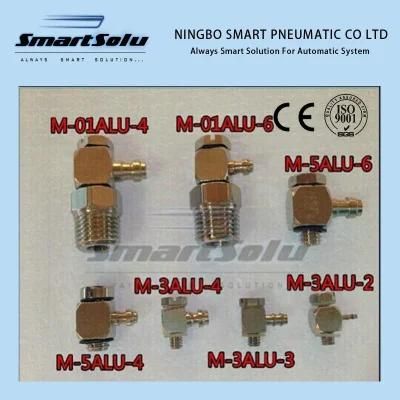 SMC Type M-3au-4 Pneumatic Air Fitting M3 Thread Hose Barb Connector for 4mm Tube Mini Type Connector