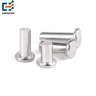 Non Standard Durable Carbon Steel Rivet Stainless Steel 304 316 Copper Thin Flat Head Semi Tubular Metal Rivet for Furniture 2mm 4mm