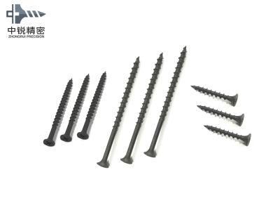 3.5X30mm Fine Thread Phillips Bugle Head Drywall Screws Black Phosphate Coated Drywall Screws