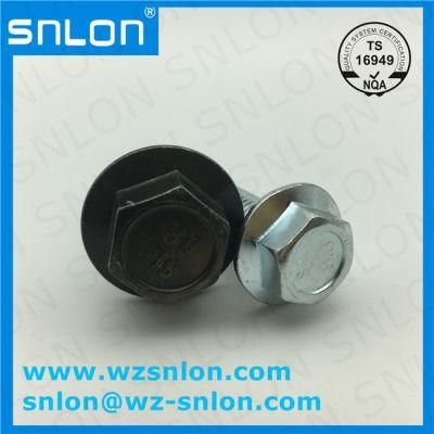 Zinc Steel Hex Flange Bolts Flange Screws