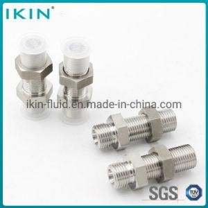 Stainless Steel Straight Union Connector Double Ferrule Compression Fitting