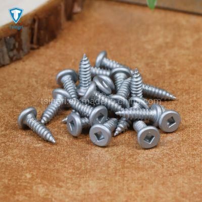 Carbon Steel Square Socket Flat Round Head Self Tapping Screws for Light Steel Keel