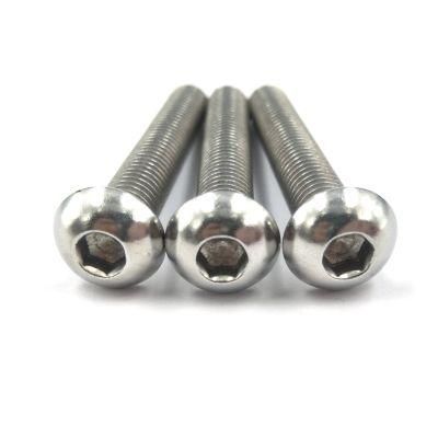 Wholesale Supplier ISO7380 Stainless Steel Full Thread Hexagon Socket Button Head Cap Screw