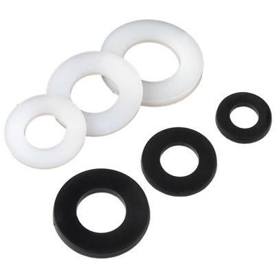 China Manufacture White Soft Nylon Plastic Transparent Flat Washer