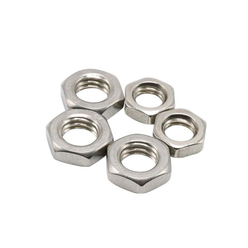 Good Price A2-70 A4-80 Hex Nut Stainless Steel with Plain Hex Nut Thickened Hex Nut