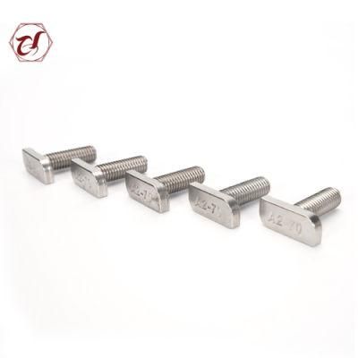 Stainless Steel 304 SS316 304 Square Head Hammer Bolt
