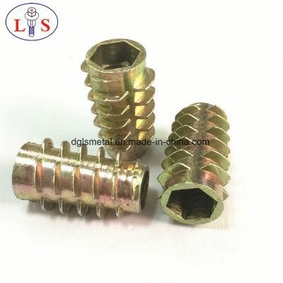 Zinc Alloy Insert Nut Hex Socket Nut