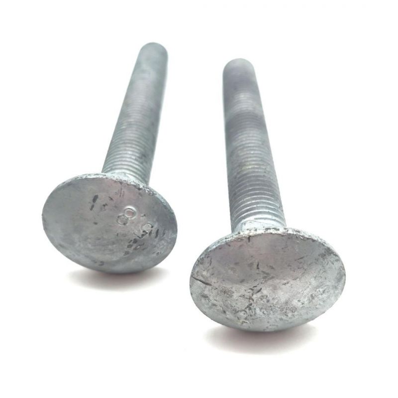Galvanized ASTM A307 Grade a Carriage Bolt (ANSI 18.5)