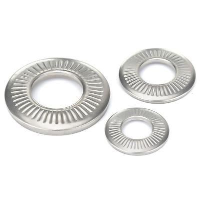 Stainless Steel Single Side Knurl Lock Washer, Nfe25-511,