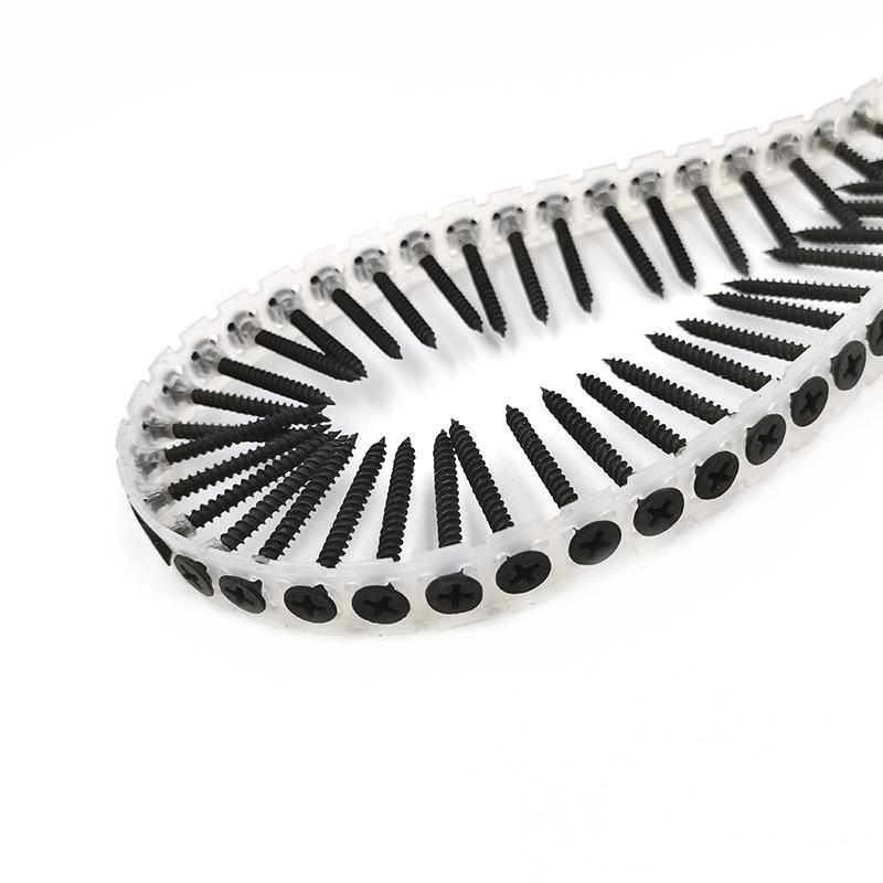 Factory Sale Plastic Collated Black Drywall Screw