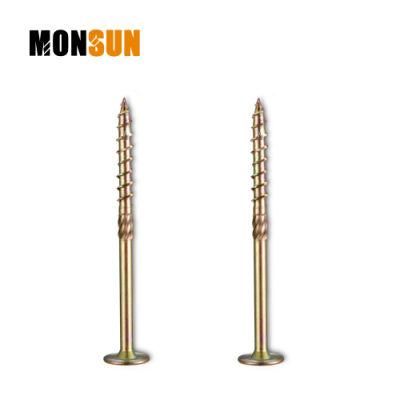 Mofided Truss Flange Head with Washer Cut Point Yellow Zinc Plated Tx-Star Recess Partial Thread Construction Screw/Chipboard Screws