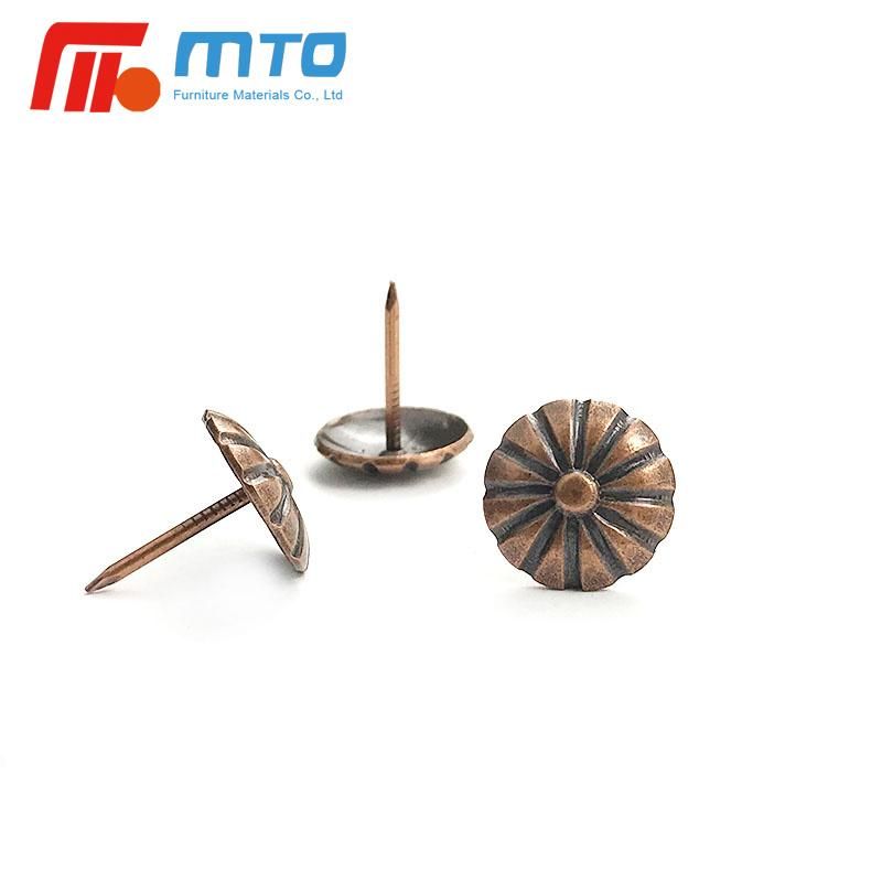 Bronze Upholstery Nails Decorative Sofa Chrysanthemum Bubble Tack for Jewelry Sofa Furniture