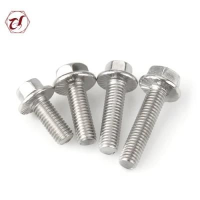 M5 Stainless Steel 304 316 DIN6921 Hex Flange Bolt