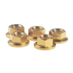 DIN6923/GB6177 M20 Yellow Plated, Blue White Zinc Palte, Hot Zinc Plate or Black Hex Flange Cap Serrated Lock Nut