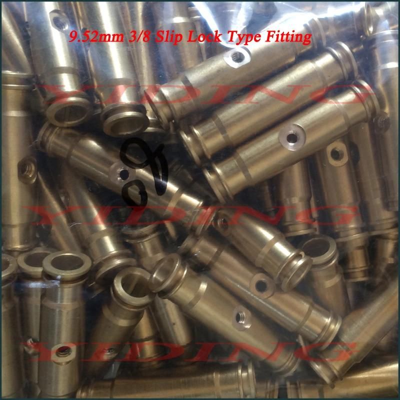 Misting Tee Push Slip Lock Fitting High Pressure Fogging Machine Slip Lock Tee Connector Brass Joint Fog Machine T Fitting Quick Slip T Joint Straight Fitting