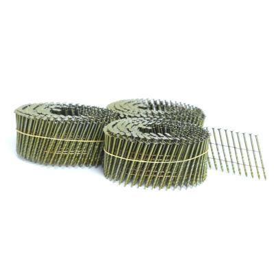 Diamond Point Flat Head Wooden Frame House Fence Coil Nails