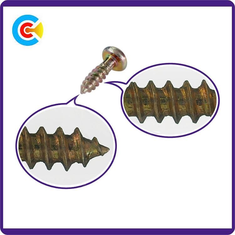Stainless Steel/4.8/8.8/10.9 Galvanized Phillips Head Screws for Building Bridgerailway Machine