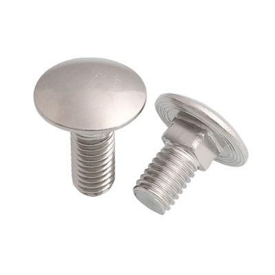 M6 Smooth Square Dome Oval Head Carriage Bolt