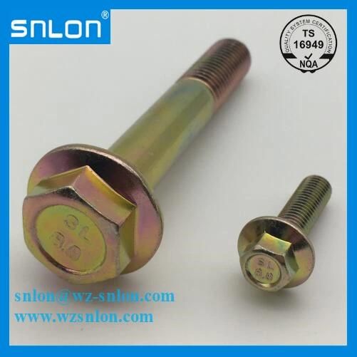 M6 M8 M12 M10 M12 M16 Steel Hex Flange Bolts