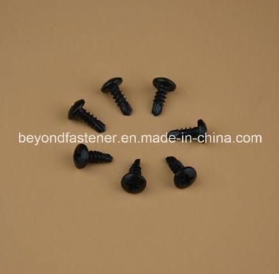 Pan Head Self Drilling Screw 4.2X10 Black Xylon