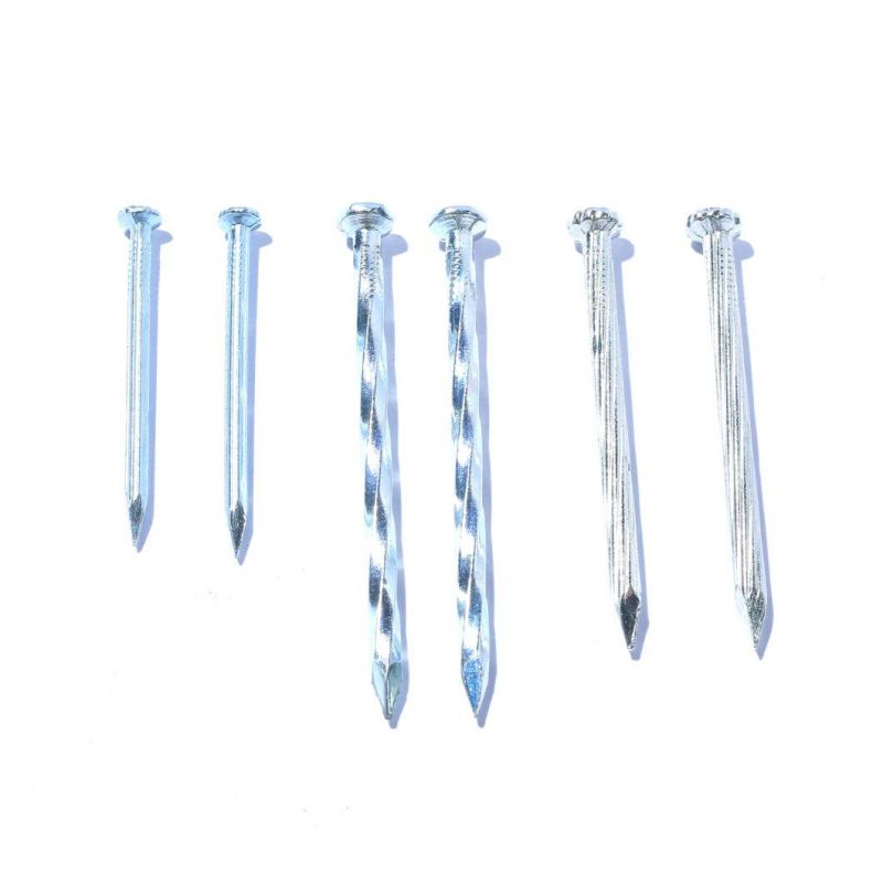 Most Popular Fast Delivery Coating Twisted Concrete Nail Electro Galvanized