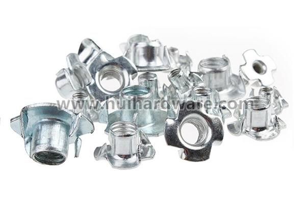 DIN1624 Three Four Prongs T Tee Claw Nut for Furniture