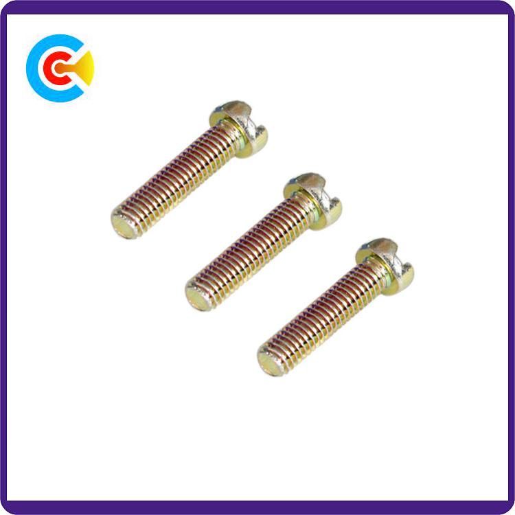 GB/DIN/JIS/ANSI Carbon-Steel/Stainless-Steel 4.8/8.8/10.9 Galvanizeddouble V Head Screw for Building