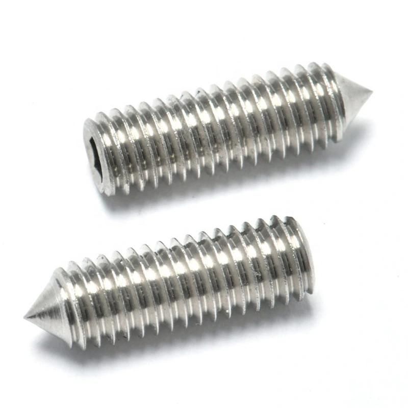 Fasteners Grade4.8/8.8 DIN 913 Hexagon Socket Set Screw