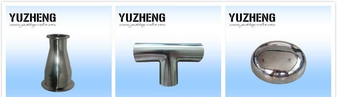 Sanitary Stainless Steel Long Weld End Tee