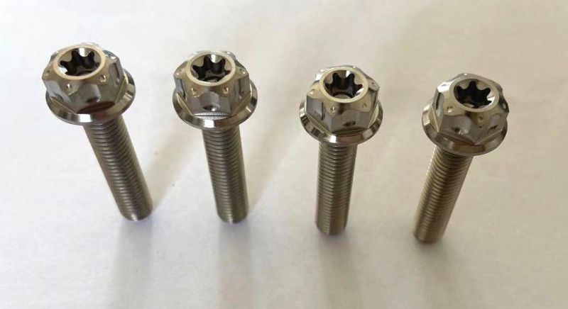 CNC Ti Screw M3 M4 M8 M6 M10 Bolt Button Head Gr2 Gr5 Torx Titanium Screw
