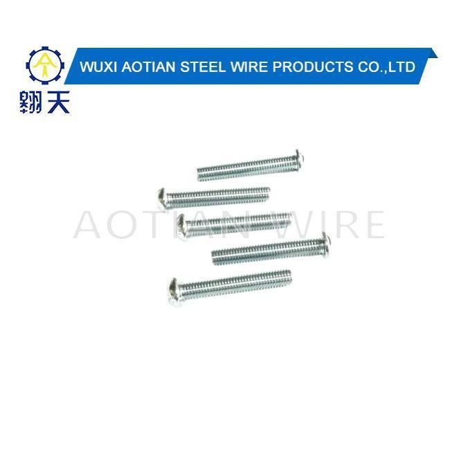 Pan Head Fillister Head and Truss Head Machine Screws with Zinc Plated Surface Diffirent Kinds of Machine Screws