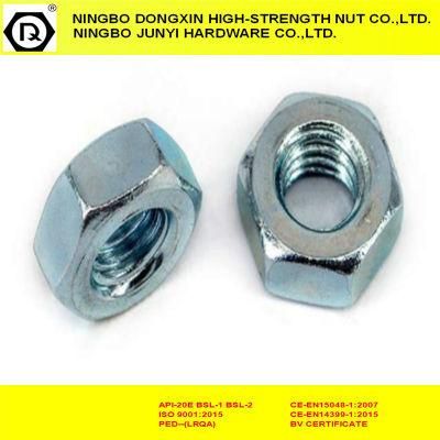 DIN934 Fasteners Zinc Plated Hex Nut by Carbon Steel
