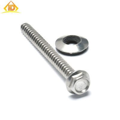 OEM SS316 Hex Wafer Head Self Tapping Screw