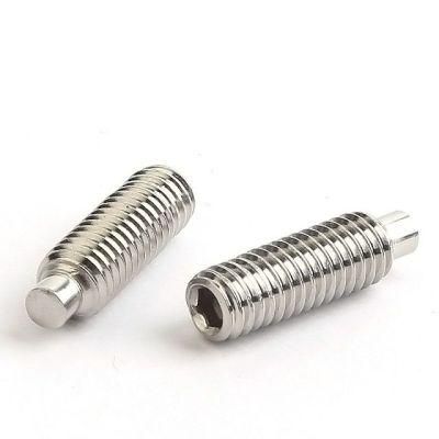 Stainless Steel Hexagon Socket Set Screw with Convex End DIN915 Cylindrical End Headless GB79 M8m10