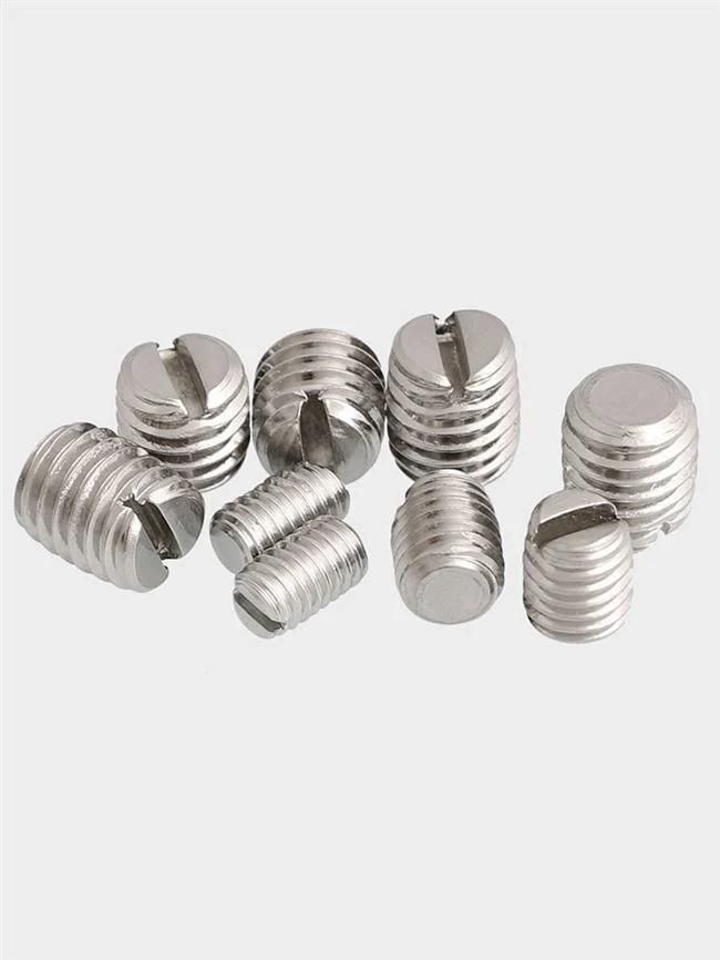 Slotted Set Screws with Flat Point M1.6-M12