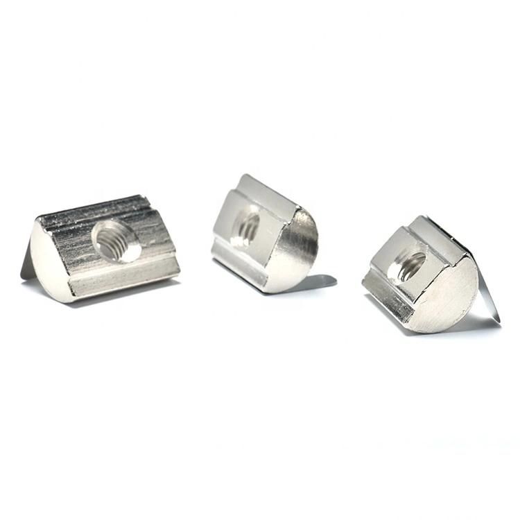 Profile Connector Hammer Nut M4 M5 M6 Nut Aluminum Connector T Slot Sliding Nut for 4040 Aluminum Profile