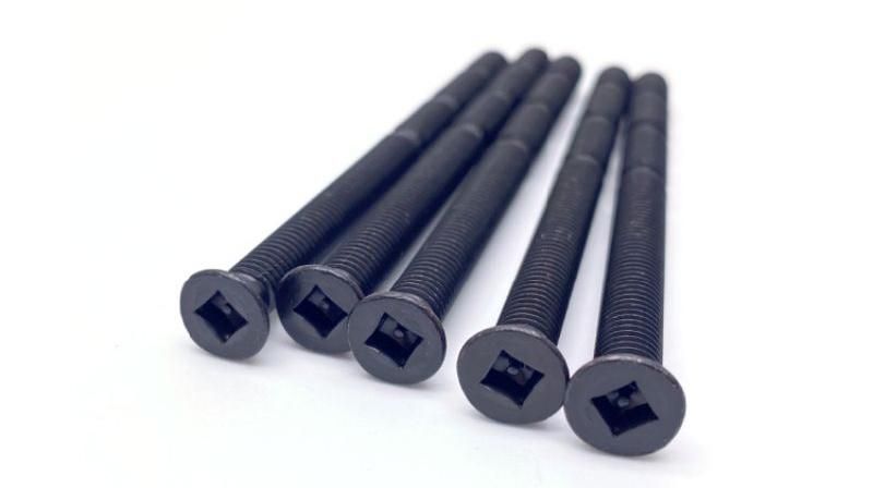 Special Fastener Flat Countersunk Square Pin in Steel Security Screw