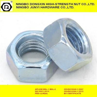 DIN934 Hex Nut Zinc Plated Fasteners
