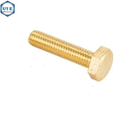Brass Fasteners Hex Bolt and Nut /Brass Hex Bolts with Full Thread