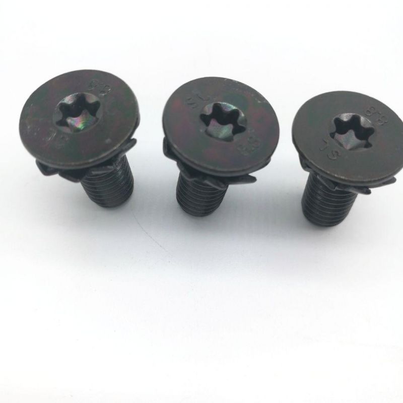 Flat Head Screws Assembled Serrated Washer Sems Screws