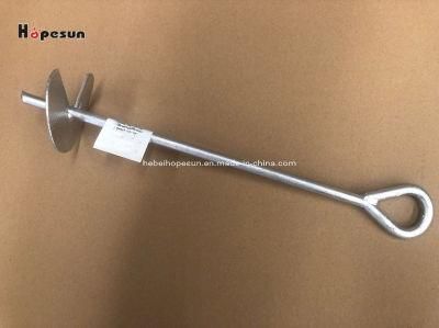 Hot Dipped Galvanized Steel Earth Anchor Ground Anchor